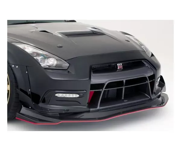 Varis Ultimate '17 Version Front Bumper Wide Under Lip (Carbon) Nissan GT-R R35 2009-2019 - VANI-221