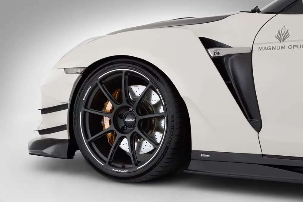 Varis 19' Magnum Opus Ver.3 Front Fender Set (3K Carbon+FRP) Nissan GT-R R35 2017-2019 - VANI-249C