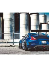 Varis Kamikaze-Z Widebody Rear Fender Set (FRP) Nissan 370Z Z34 2009-2019                                     - VANI-320 - Image 4