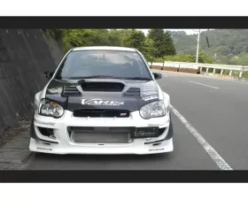 Varis Front FRP Bumper for Subaru WRX GDB C-D-E 2002-2016, Lightweight, Durable Material
