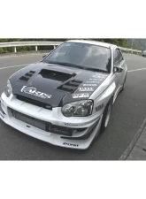 Varis Carbon Front Bumper Attachment Cover Set for Subaru WRX GDB C-D-E 2002-2016                                     - VASU-034 - Image 2
