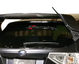 Varis Ver. 1 Rear Wing with Carbon Center Flap for Subaru WRX | STI GRB 2007-2014