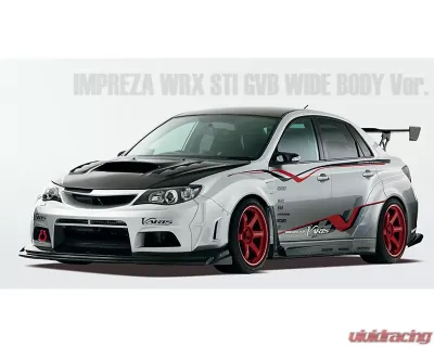 Varis Rear FRP Fender Kit for Subaru STi GVB Sedan 2008-2016, Lightweight, Durable Material - VASU-138