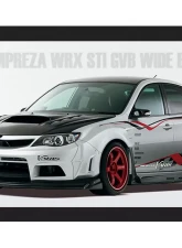 Varis FRP Wide Body Full Kit for Subaru STi GVB Sedan 2008-2016, VASU-140                                     - VASU-140 - Image 4