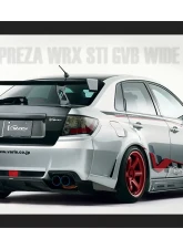 Varis FRP Wide Body Full Kit for Subaru STi GVB Sedan 2008-2016, VASU-140                                     - VASU-140 - Image 2