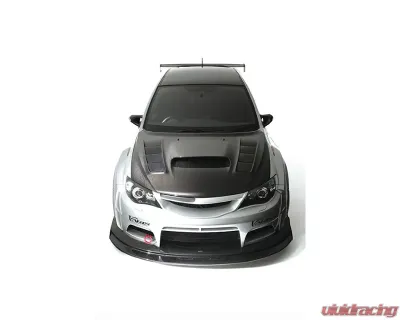 Varis Wide Body Full Kit C | FRP-VSDC Front Diffuser for Subaru STi GVB Sedan 2008-2016 - VASU-142