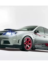 Varis Carbon Wide Body VSDC Full Kit D & Front Diffuser for Subaru STi GVB Sedan 2008-2016                                     - VASU-143 - Image 4
