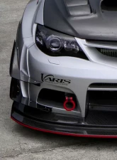 Varis FRP Single Hyper Canard Set for Subaru WRX GRB 2008-2016 Wide Body Bumper                                     - VASU-147 - Image 2