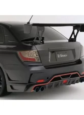 Varis Ultimate Half Carbon Rear Diffuser for Subaru WRX | STI GVB Sedan 2008-2014                                     - VASU-176 - Image 2