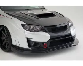 Varis Ver.2 Widebody Front Bumper w/ Wide Fender Under Lip (FRP+Carbon) Subaru WRX | STI 2007-2014