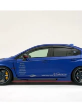 Varis Arising-II Side Skirt with Air Shroud (FRP & Carbon) for Subaru WRX | STI VAB 2015-2021                                     - VASU-204 - Image 2