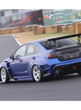 Varis Wide Body Ver. Front Fender Kit (FRP & Carbon) for Subaru WRX | STI VAB 2015-2021                                     - VASU-218C - Image 13