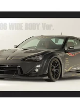 Varis FRP Wide Body Kit A for Toyota GT-86 ZN6 2013-2015 - No Front Diffuser                                     - VATO-055 - Image 4