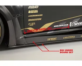 Varis FRP Wide Body Side Step Panel Set for Toyota GT-86 ZN6 2013-2015