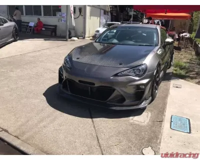 Varis Arising-II Front Bumper Ver.2 with Lip Spoiler FRP for Toyota GT-86 ZN6 2017-2019 - VATO-108F