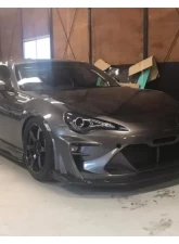 Varis Arising-II Front Bumper Ver.2 with Lip Spoiler FRP for Toyota GT-86 ZN6 2017-2019                                     - VATO-108F - Image 11