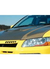 Varis Carbon Cooling Bonnet for Mitsubishi Evolution VII CT9A 2001-2003, Lightweight Design                                     - VBMI-108 - Image 2