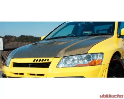 Varis Carbon Cooling Bonnet for Mitsubishi Evolution VII CT9A 2001-2003, Lightweight Design - VBMI-108