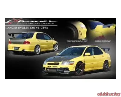 Varis Carbon Cooling Bonnet for Mitsubishi Evolution VII CT9A 2001-2003, Lightweight Design - VBMI-108