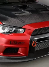 Varis Carbon Vented Hood Version 1 for Mitsubishi EVO X CZ4A 2008-2015                                     - VBMI-117 - Image 2