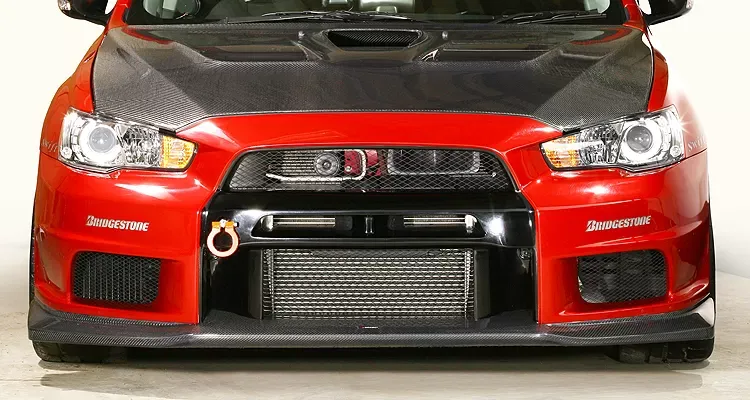 Varis Carbon Vented Hood Version 1 Mitsubishi EVO X CZ4A 08-15 - VBMI-117