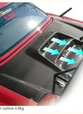 Varis Front Carbon Hood for Toyota MR2 | MRS ZZW30 2000-2007 | Lightweight Material                                     - VBTO-105 - Image 3