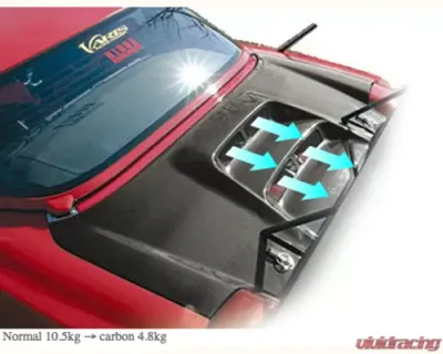 Varis Front Carbon Hood for Toyota MR2 | MRS ZZW30 2000-2007 | Lightweight Material - VBTO-105