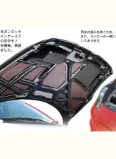 Varis Version 1 Cooling CFRP Bonnet for Toyota Celica ZZT23 2000-2005                                     - VBTO-114 - Image 2