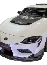 Varis Arising-I Carbon Cooling Bonnet for Toyota Supra GR A90 2020-2024                                     - VBTO-140 - Image 3
