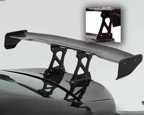 Varis All Carbon GT Wing for Street | 1600mm | Standard | 230mm | B1 Type Mitsubishi EVO X 08-15 - VGW01-160SB1-AC