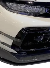 Varis Arising-II Double Canards for Honda Civic Type R 2017-2021, Lightweight Material                                     - VAHO-021 - Image 4