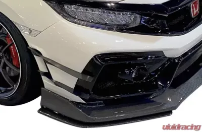 Varis Arising-II Double Canards for Honda Civic Type R 2017-2021, Lightweight Material - VAHO-021