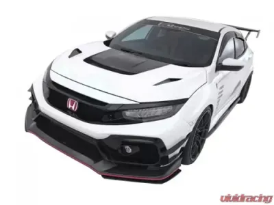 Varis Arising-II Double Canards for Honda Civic Type R 2017-2021, Lightweight Material - VAHO-021