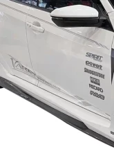 Varis Arising-II Side Skirt and Underboard for Honda Civic Type R 2017-2021                                     - VAHO-023 - Image 4