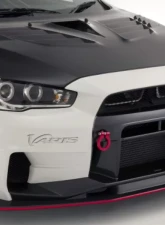 Varis Front Bumper Version 3 with Carbon Fiber Front Lip for Mitsubishi Evo X 2007-2016                                     - VAMI-224 - Image 2