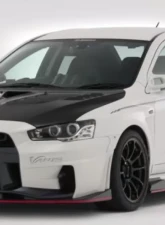 Varis Front Bumper Version 3 with Carbon Fiber Front Lip for Mitsubishi Evo X 2007-2016                                     - VAMI-224 - Image 2