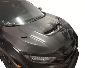 Varis Arising-I Vented Cooling Hood (FRP) for Honda Civic Type-R FK8 2017-2019