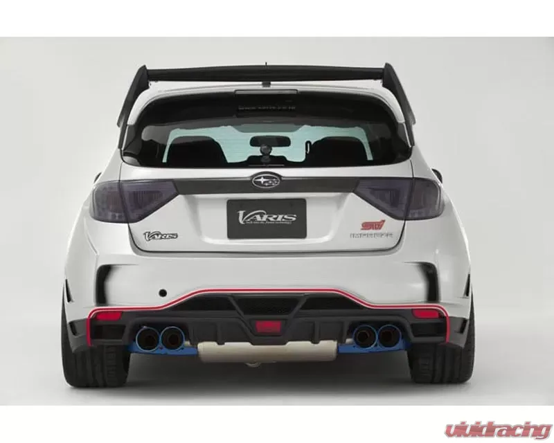 Varis Ultimate Rear Diffuser Varis Rear Bumper Version GRB Subaru WRX Hatchback 08 14 VASU 178