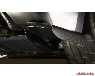 Varis Carbon Fiber Rear Side Diffuser Fins for Subaru STI GRB 2008-2012 VASU-093 - VASU-093