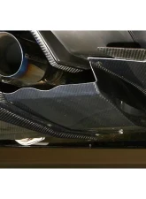 Varis Carbon Fiber Rear Center Diffuser Fins for Subaru STI GRB 2008-2012                                     - VASU-094 - Image 2