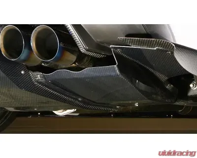 Varis Carbon Fiber Rear Center Diffuser Fins for Subaru STI GRB 2008-2012 - VASU-094