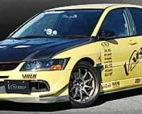 Varis Carbon Cooling Bonnet for Mitsubishi EVO VII CT9A 2001-2002, Lightweight Carbon Fiber