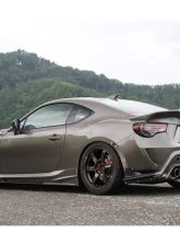 Varis Solid & Joker Rear Spoiler with Acrylic Gurney Flap for Toyota GT-86, Scion FRS, Subaru BRZ 2012-2016                                     - HA-T005 - Image 6