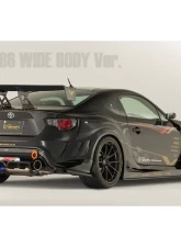 Varis Wide FRP Rear Fender Air Shroud Carbon for Toyota GT-86, Scion FRS, Subaru BRZ 2012-2016                                     - VATO-071 - Image 2