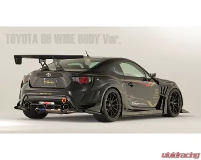 Varis Wide FRP Rear Fender Air Shroud Carbon for Toyota GT-86, Scion FRS, Subaru BRZ 2012-2016 - VATO-071