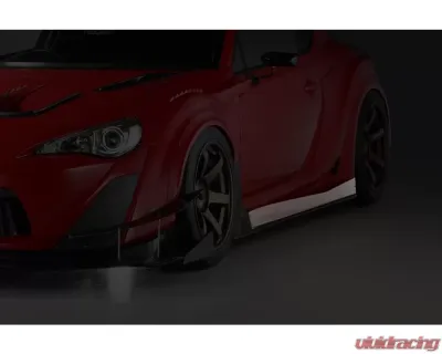 Varis Kamikaze-86 Widebody Side Skirt Carbon Air Flowing Guards for Toyota GT-86, Scion FRS, Subaru BRZ 2012-2019 - VATO-074