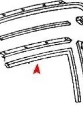 URO Parts Hard Top Seal Mercedes-Benz Left                                     - 1077200578 - Image 2