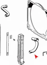 URO Parts Radiator Hose Mercedes-Benz Lower                                     - 1085010482 - Image 2