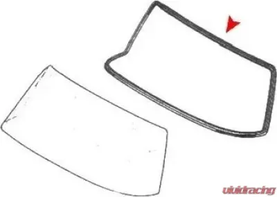 URO Parts Windshield Seal Mercedes-Benz Front - 1116705639
