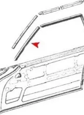 URO Parts Windshield Pillar Seal Mercedes-Benz                                     - 1137251766 - Image 2